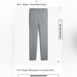 Jcrew factory full length grey ruby pants - perfect for the office!